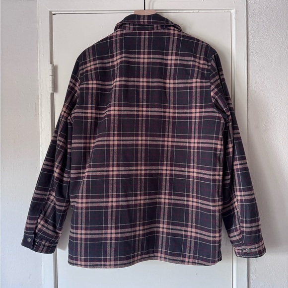 Levi's Dark Plaid Quilted Shacket - Picture 2 of 3